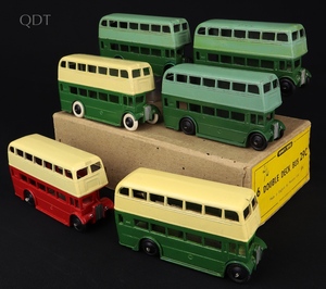 Trade box 6 dinky 29c double deck buses hh272 front