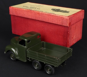 Britains 1335 army six wheel truck driver hh296 back