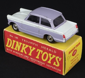 Dinky toys 189 triumph herald promotional hh301 back