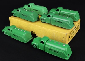 Trade box 6 x dinky 30p petrol tankers hh351 back