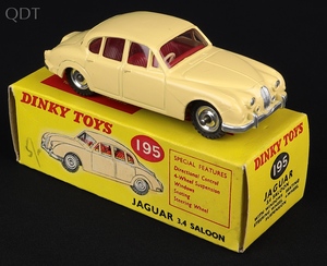 Dinky toys 195 jaguar 3.4 saloon hh357 front