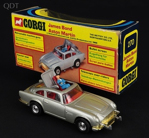 Corgi toys 270 james bond aston martin whizzwheels hh359 front