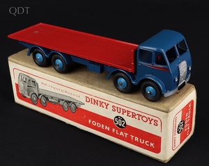 Dinky supertoys 502 foden flat truck hh364 front