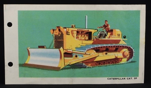 Spot on 116 caterpillar tractor bulldozer picture card 1