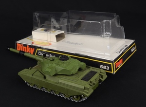 Dinky toys 683 chieftain tank hh382 back