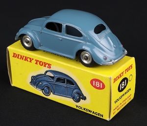 Dinky toys 181 volkswagen raf blue hh385 back