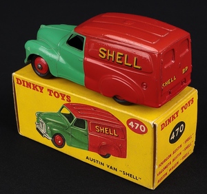 Dinky toys 470 austin van shell hh405 back