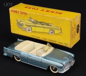 French dinky toys 24a chrysler new yorker hh417 front