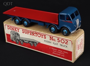 Dinky supertoys 502 foden flat truck hh427 front