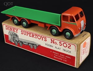 Dinky supertoys 502 foden flat truck 1st hh447 front