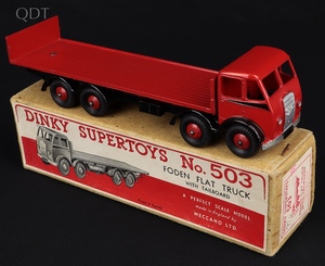 Dinky supertoys 503 foden tailboard hh448 front