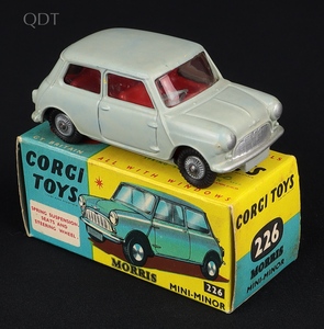 Corgi toys 226 morris mini minor hh475 front