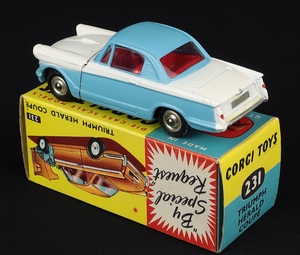 Corgi toys 231 triumph herald coupe hh496 back