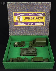 Dinky gift set 5 1 military vehicles hh499 front