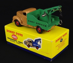 Dinky toys 430 breakdown lorry commer hh542 back