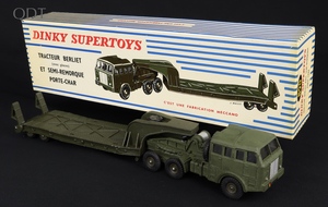 Dinky supertoys 890 berliet tank transporter hh547 front