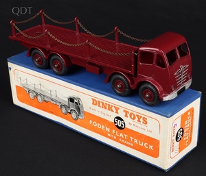 Dinky toys 505 chain foden hh558 front