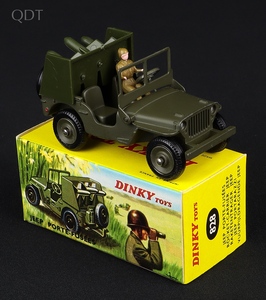 French dinky toys 828 jeep missiles hh571 front