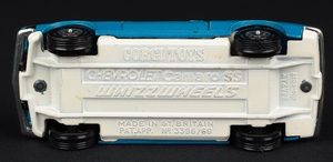 Corgi toys 304 chevrolet ss350 camaro hh589 base