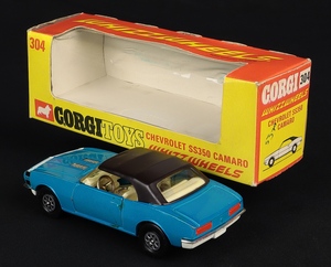 Corgi toys 304 chevrolet ss350 camaro hh589 back