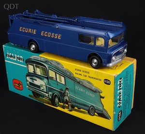 Corgi toys 1126 ecurie ecsse racing car transporter hh625 front