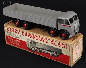 Dinky supertoys 501 foden diesel wagon hh637 front