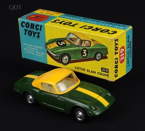 Corgi toys 319 lotus elan coupe hh650 front