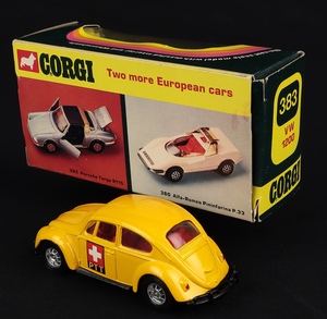 Corgi toys 383 volkswagen 1200 ptt hh653 back