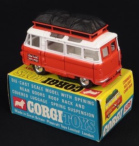 Corgi toys 508 holiday camp special commer bus hh654 back