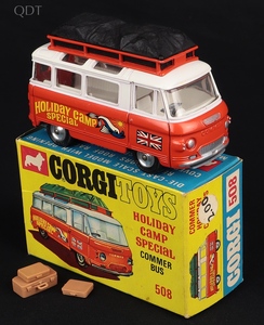 Corgi toys 508 holiday camp special commer bus hh654 front