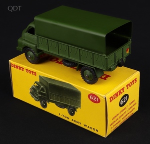 Dinky toys 621 3 ton army wagon hh657 back