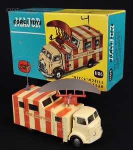 Corgi toys 1106 decca mobile airfield radar van hh659 front