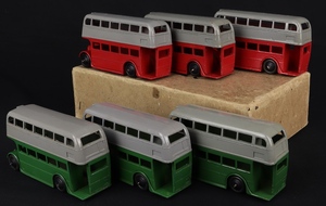 Trade box dinky 29c double deck bus hh665 back