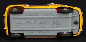 Corgi toys 242 fiat jolly hh673 base