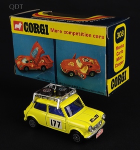 Corgi toys 308 monte carlo mini cooper hh680 front