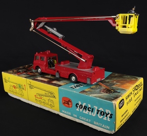 Corgi toys 1127 simon snorkel fire engine hh687 back