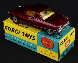 Corgi toys 259 citroen le dandy hh715 back