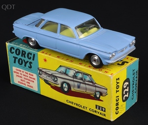 Corgi toys 229 chevrolet corvair b664 front