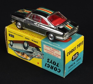 Corgi toys 319 simca 1000 competition model b670 back