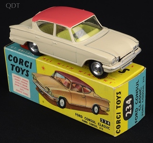 Corgi toys 234 consul classic h764 front