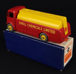 Dinky toys 591 aec tanker shell chemicals limited hh770 back