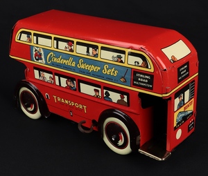 Wells brimtoy double decker bus hh799 back