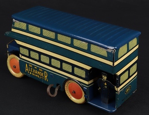 Wells alexander sons promotional double decker bus hh800 back