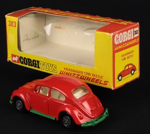 Corgi toys 383 volkswagen 1200 beetle hh804 back