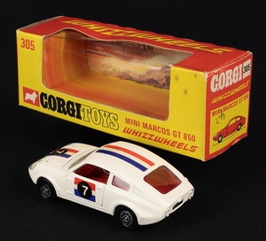 Corgi toys 305 mini marcos gt 850 hh807 back