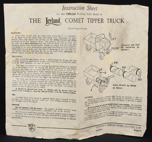 Victory models leyland comet tipper truck hh828 instructions