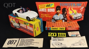 Corgi toys 336 james bond toyota s718 front