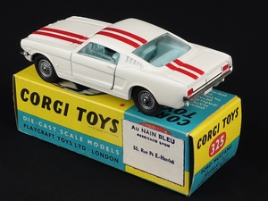 Corgi toys 325 ford mustang fastback competition hh870 back