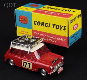 Corgi toys 339 monte carlo mini cooper s hh907 front