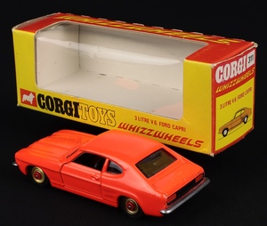 Corgi toys 311 3 litre v6 ford capri hh931 back